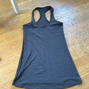 Lululemon Black/Grey Racerback Tank
